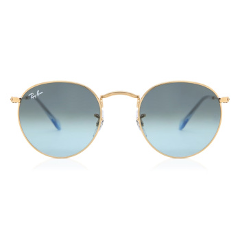 Ray-Ban RB3447 Round Metal Asian Fit 001/3M
