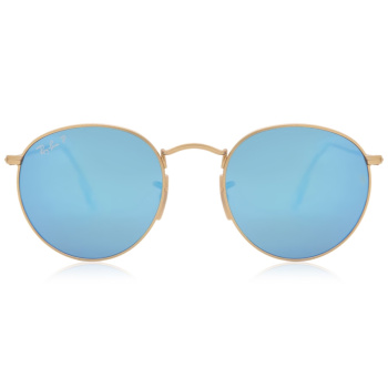 Ray-Ban RB3447 Round Flash Lenses Polarized 112/4L