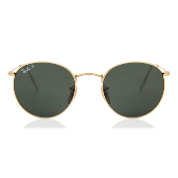 Ray-Ban RB3447 Round Metal Polarized 001/58