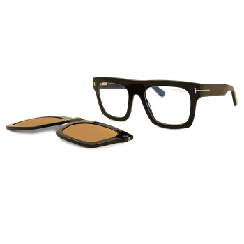Tom Ford FT6068-B with Clip-On 001 Blue-Light Block