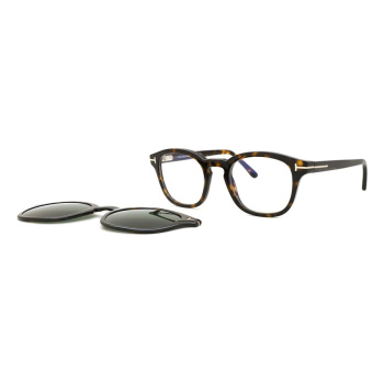 Tom Ford FT5532-B with Clip-On 52N Blue-Light Block