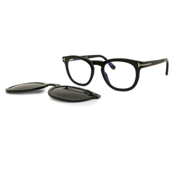 Tom Ford FT5993-B with Clip-On 001 Blue-Light Block