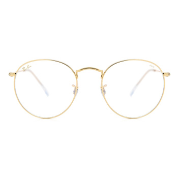 Ray-Ban RB3447 Round Metal Blue-Light Block 9196BL