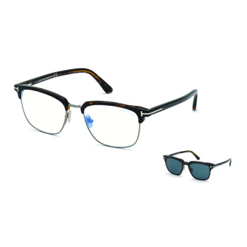 Tom Ford FT5683-B with Clip-On 052 Blue-Light Block
